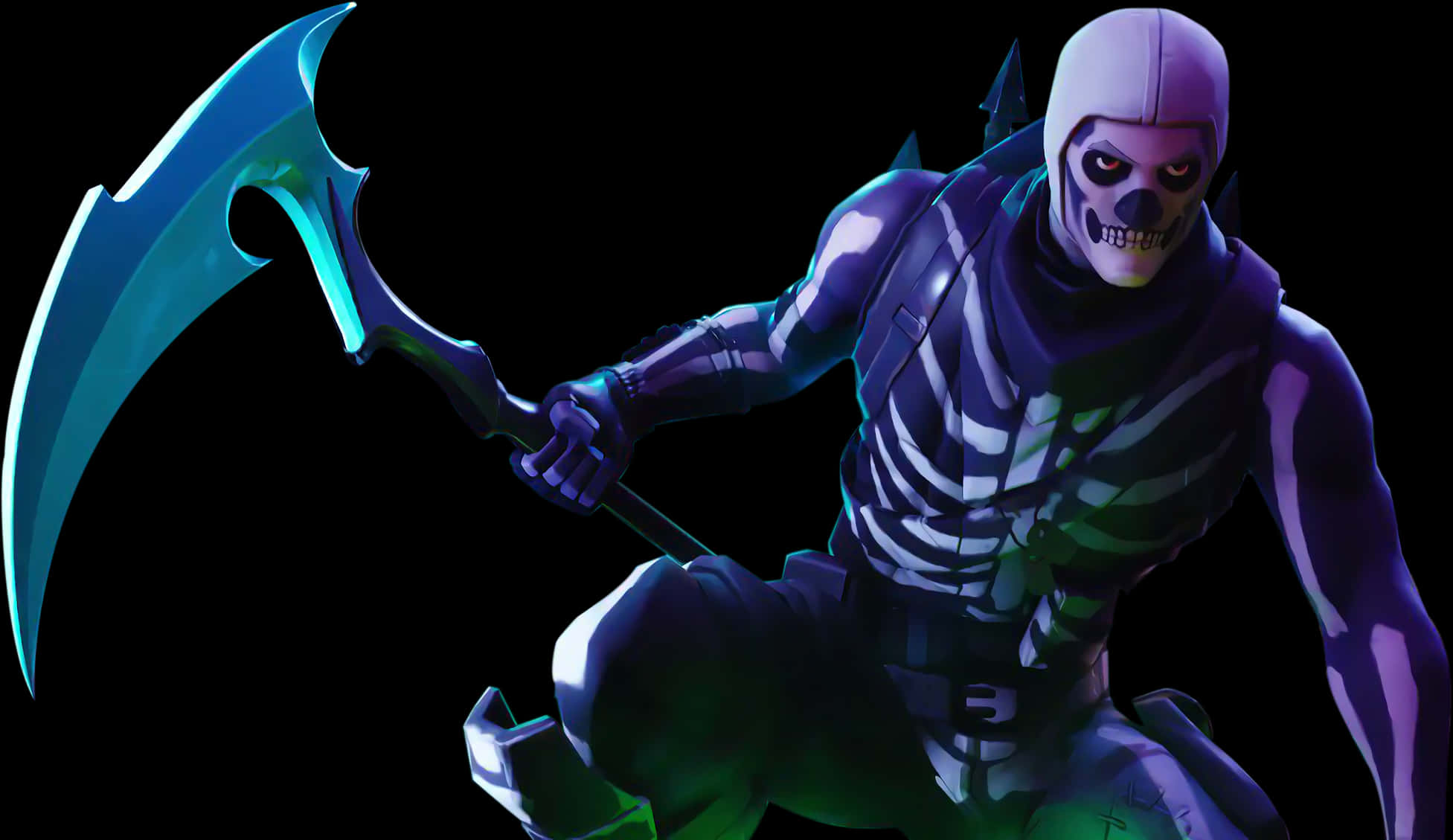 Скилл Трупер из Fortnite с косой Обои