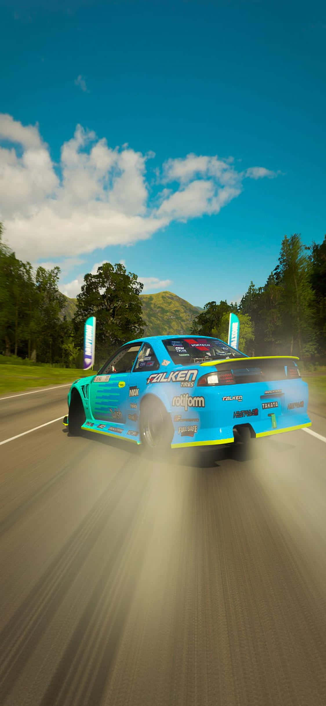 Обгоните всех с Forza Horizon 4 на iPhone Xs Обои
