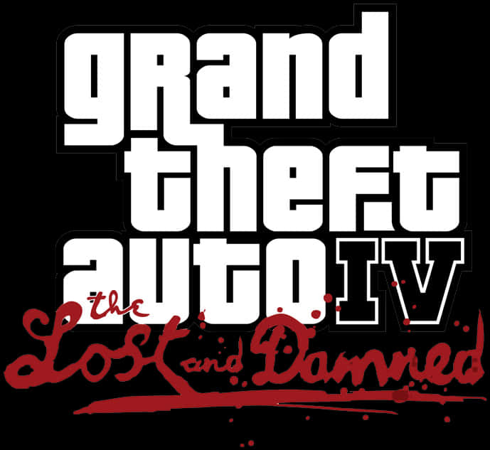 G T A I V The Lost and Damned Логотип Обои