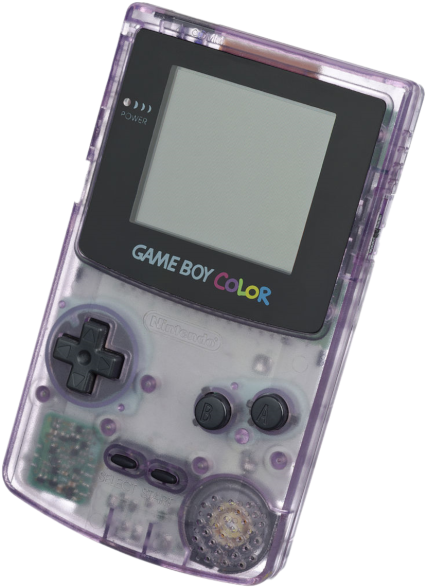 Game Boy Color прозрачный фиолетовый Обои