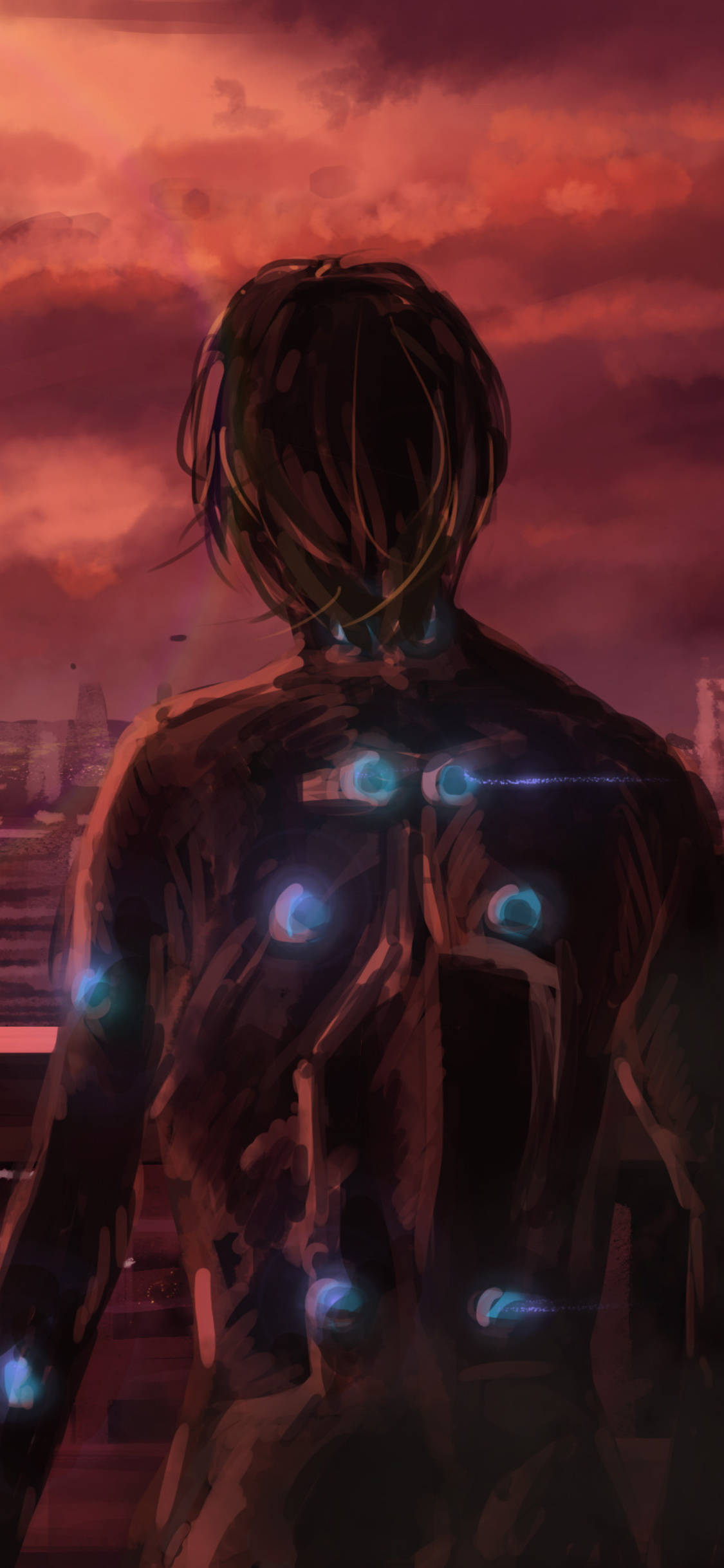 Меланхоличный Футуристический Gantz Обои