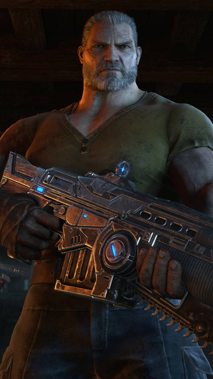 Феникс с пистолетом Gears 5 Телефон Обои