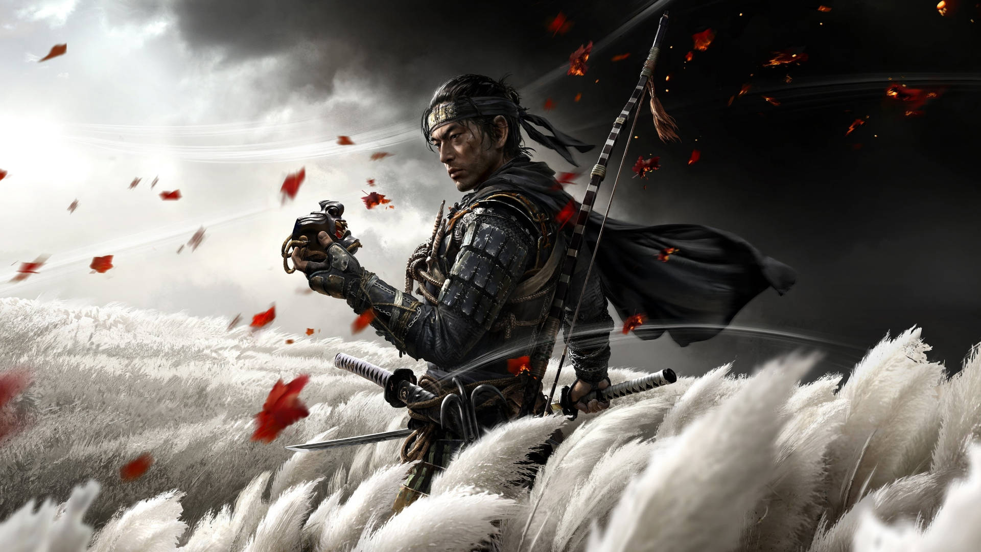 Крутой персонаж из Ghost of Tsushima Обои