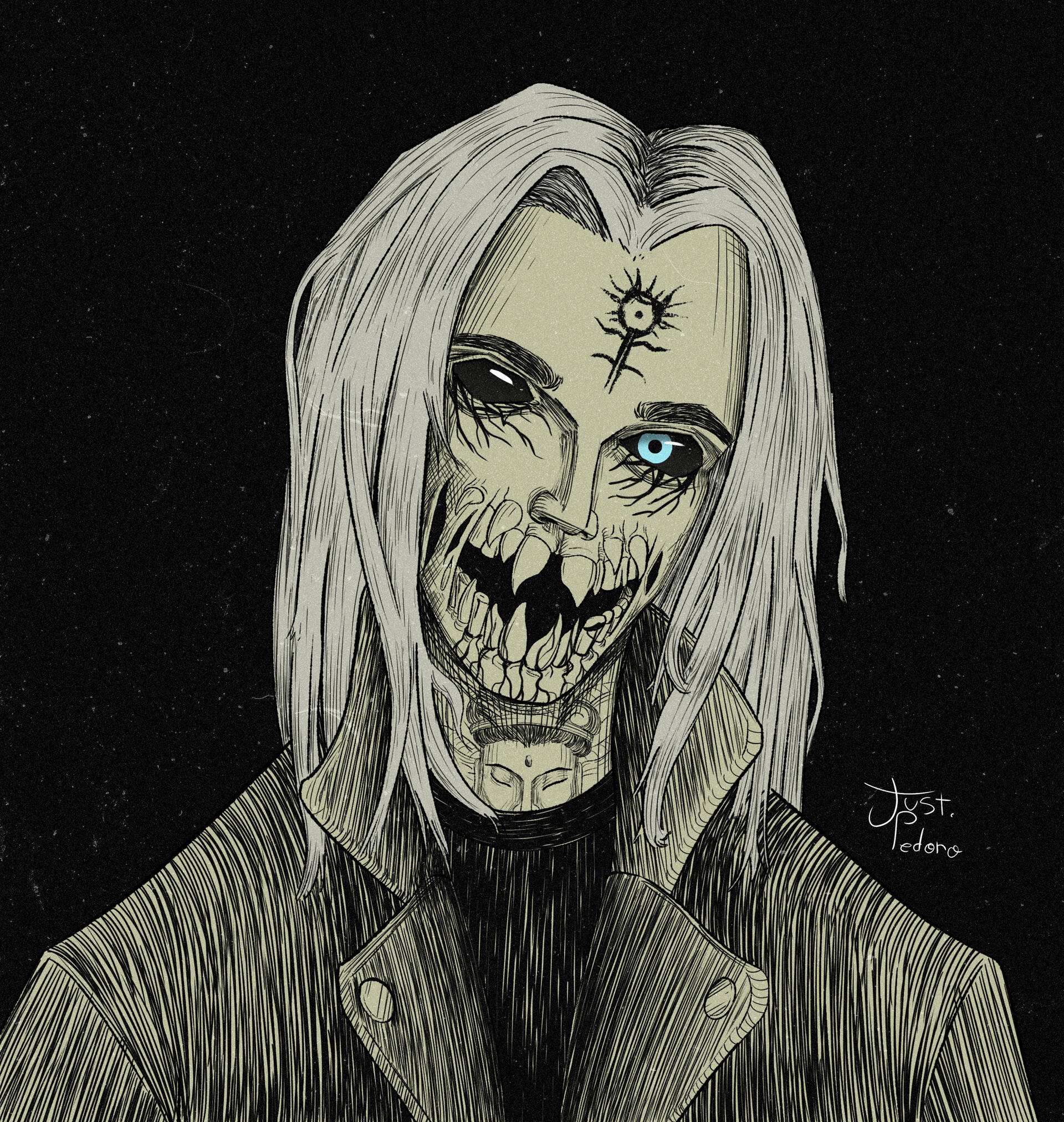 Ghostemane чудовищные зубы Обои