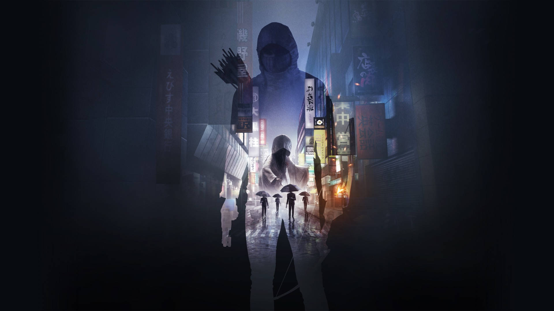 Официальный арт Ghostwire Tokyo Обои