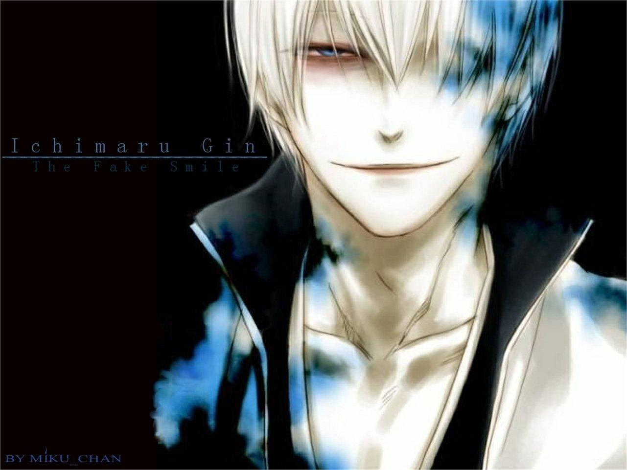 Gin Ichimaru фальшивая улыбка Обои