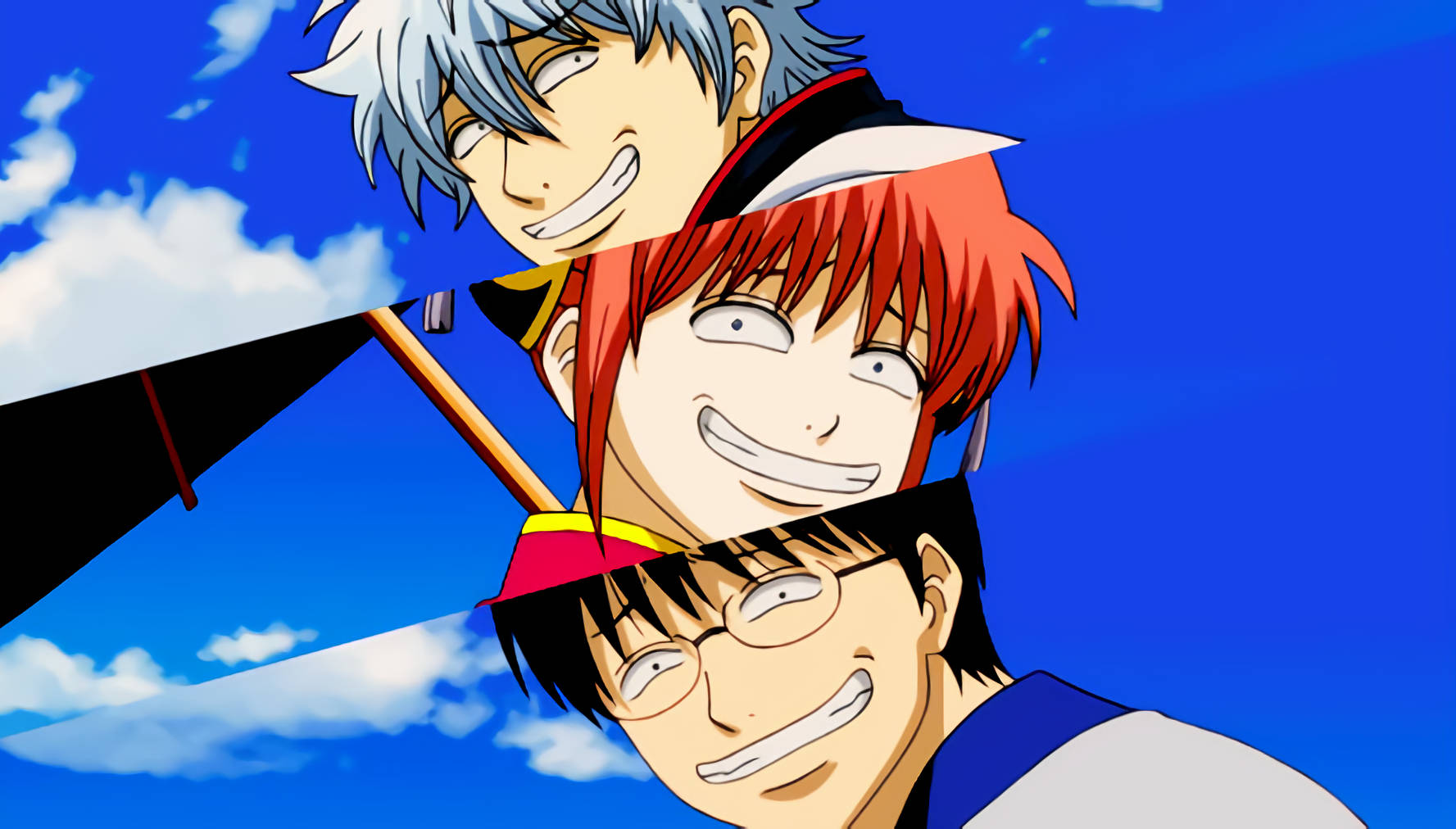 Забавное аниме Gintama Обои