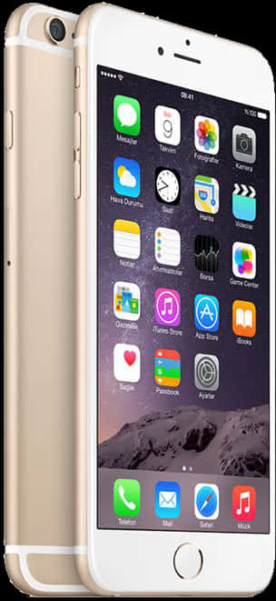 Goldi Phone6 Plus спереди и сзади Обои