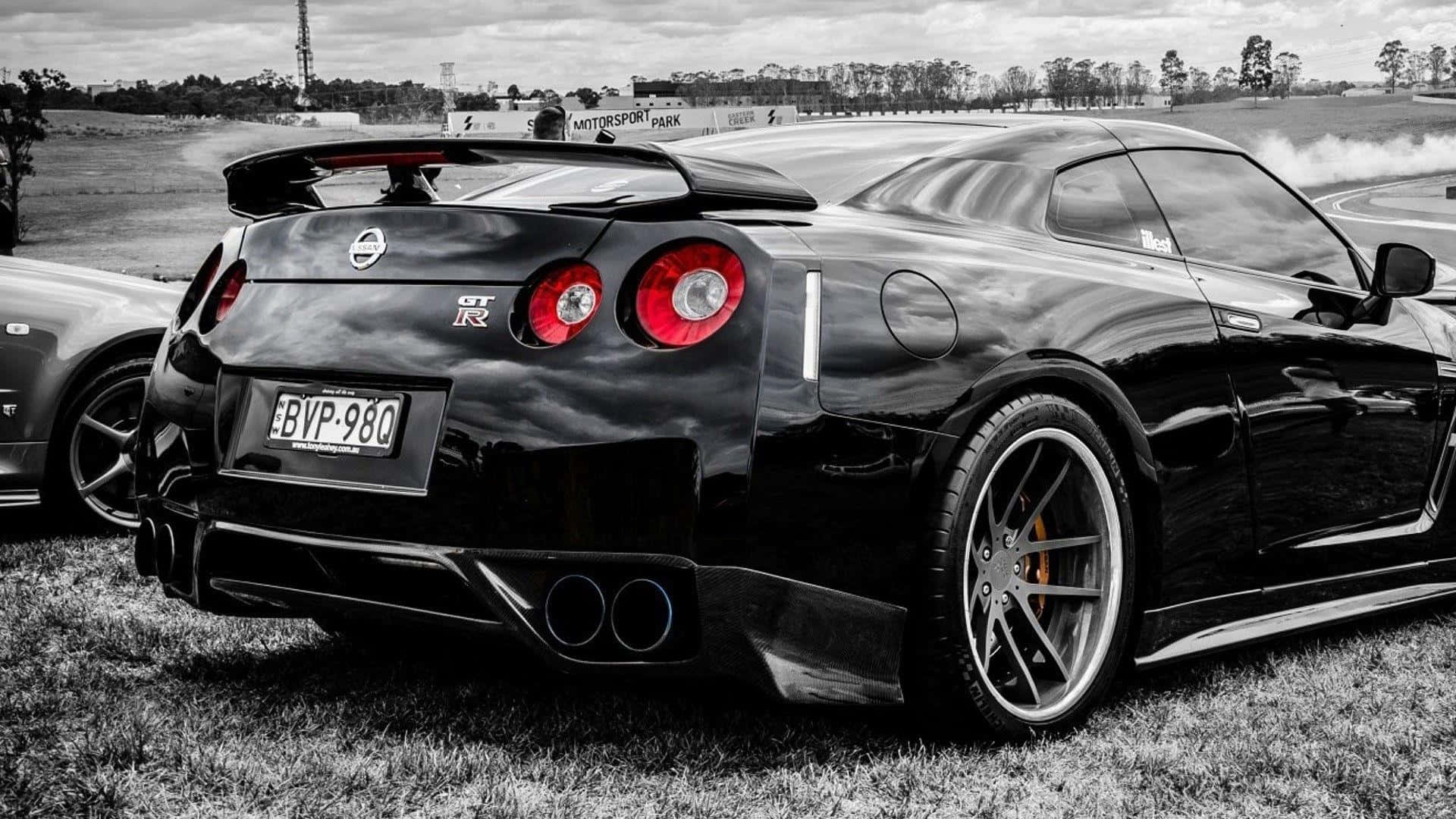 Детали задней части GT-R на рабочий стол Обои