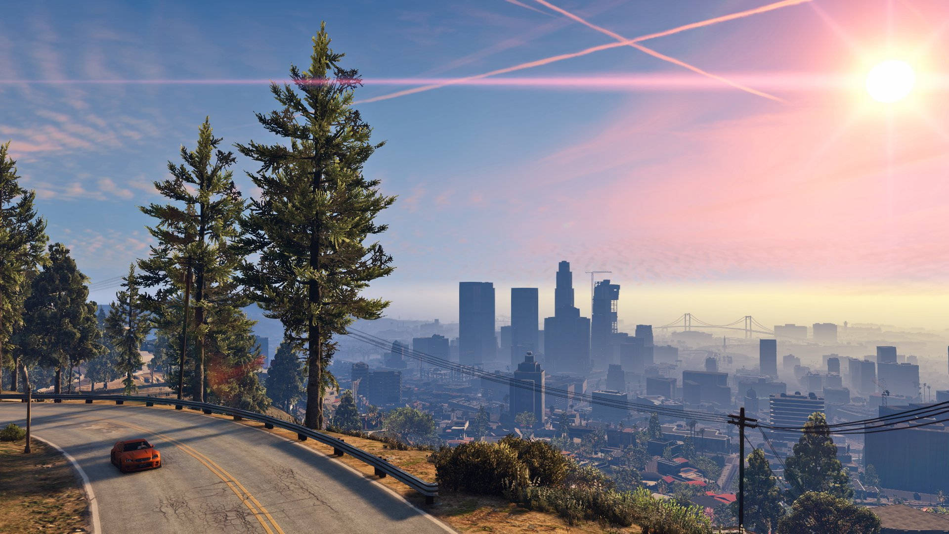 Крутое утро в GTA Обои