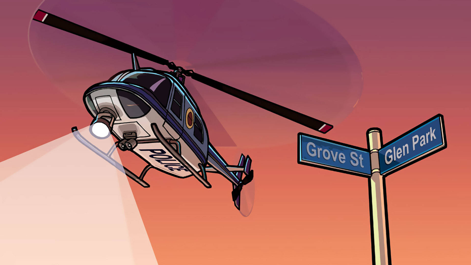 Вертолет GTA SA 4K Обои