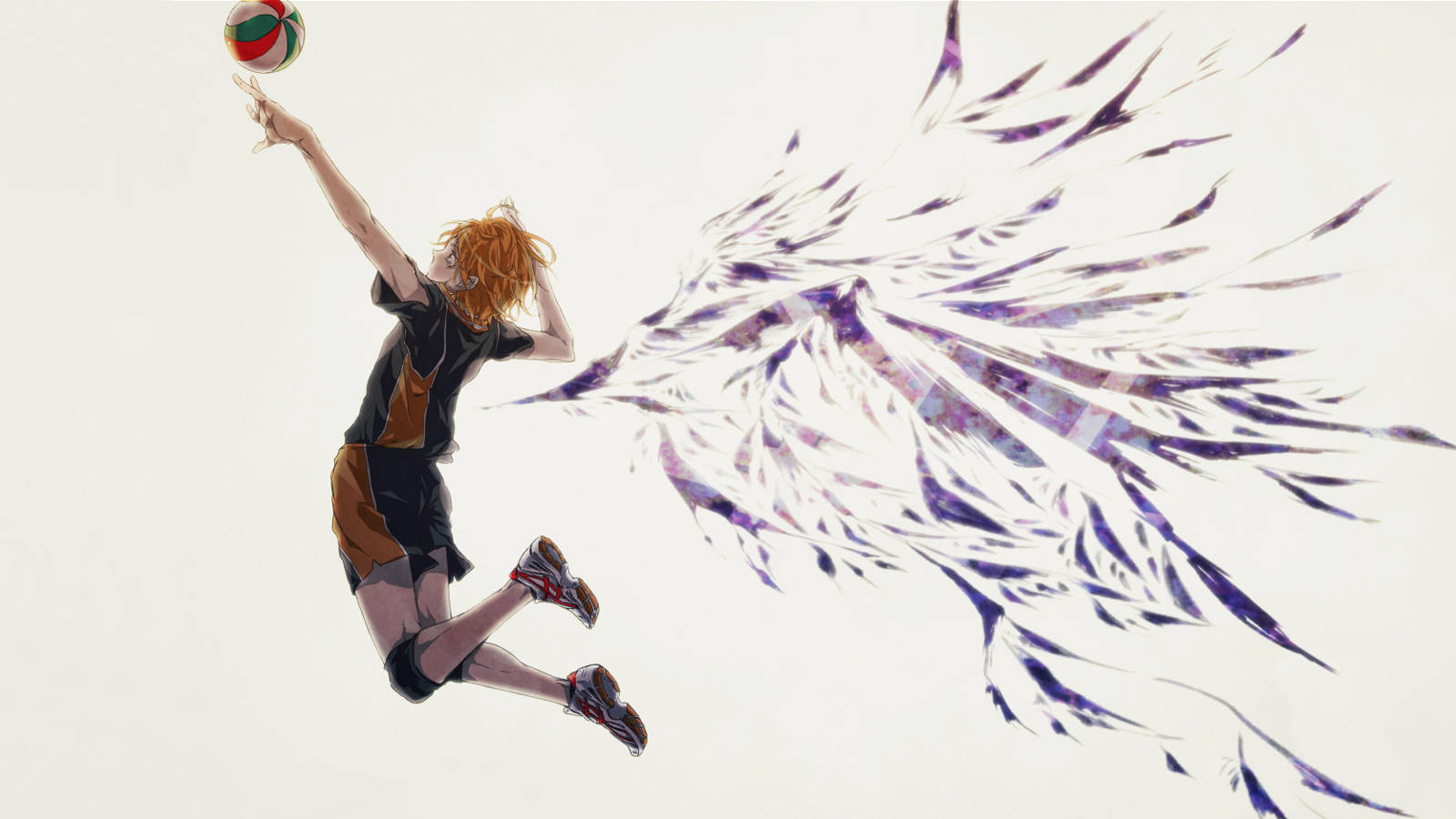 Хината подает в Haikyuu на рабочий стол Обои