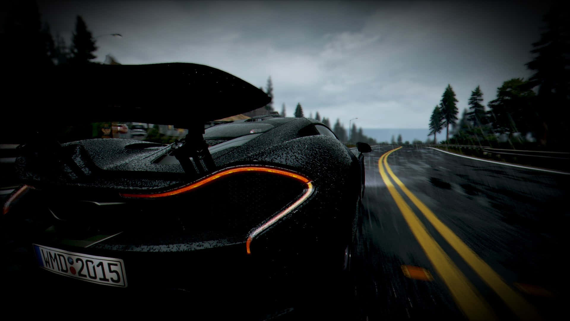 HD Project Cars McLaren P1 на дороге Обои