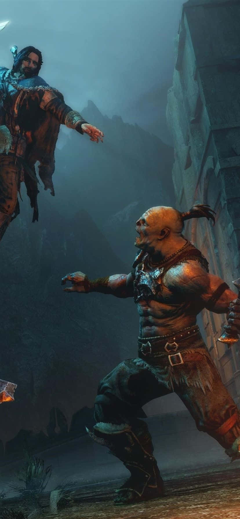 HD Shadow Of Mordor Атака Прыжком Заставка Обои