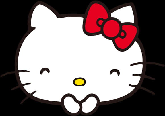 Классический портрет Hello Kitty Обои