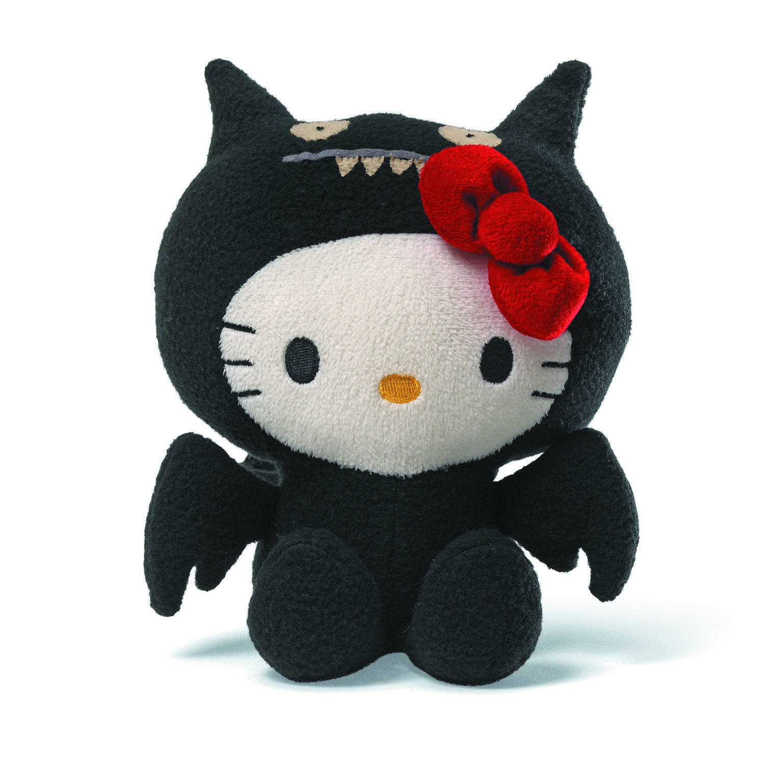 Черная вампирша Hello Kitty на Хэллоуин Обои