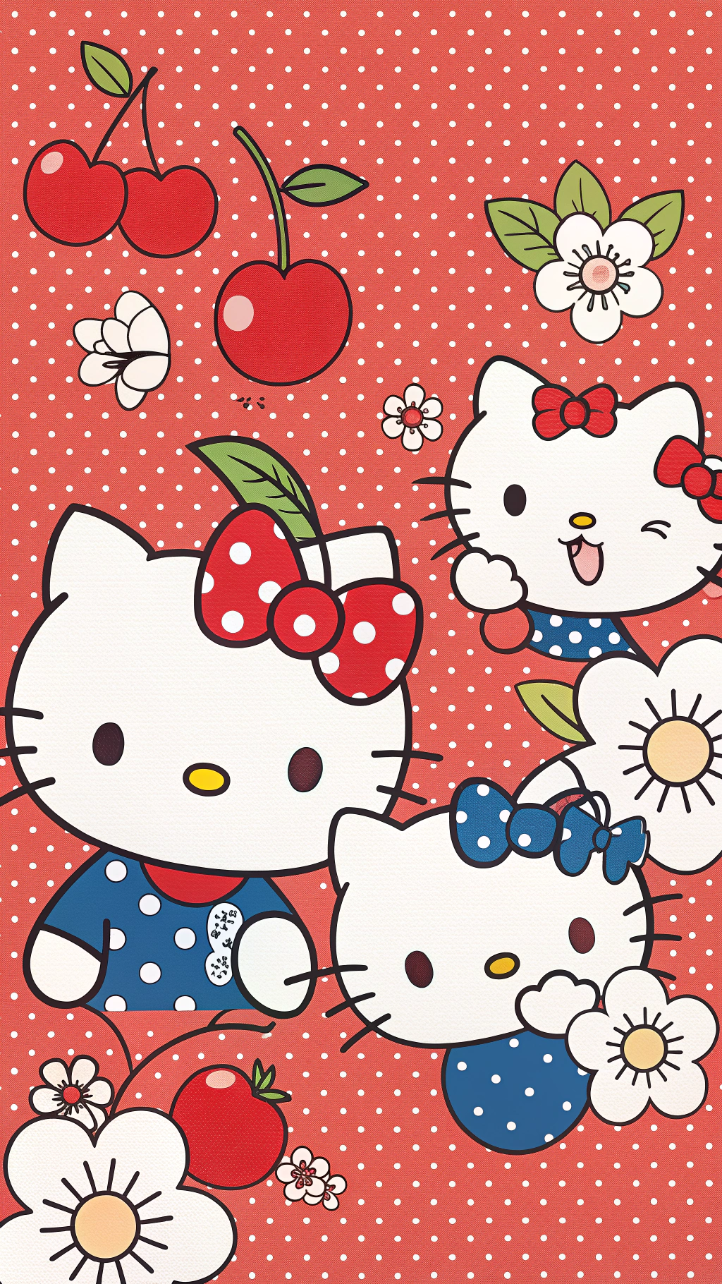 Милый Hello Kitty Fun Обои