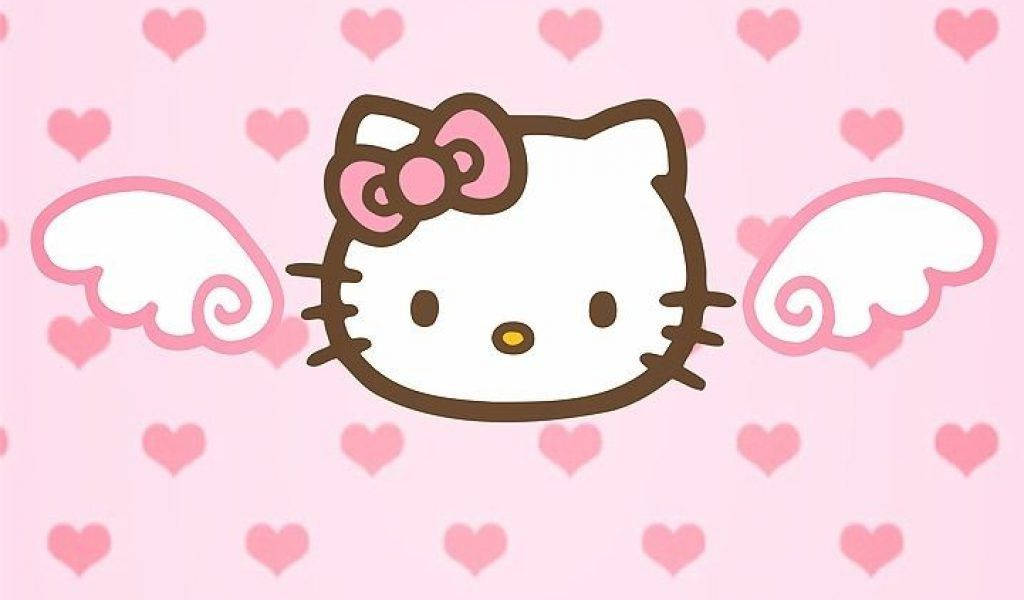 Милый ангел Hello Kitty эстетика Обои