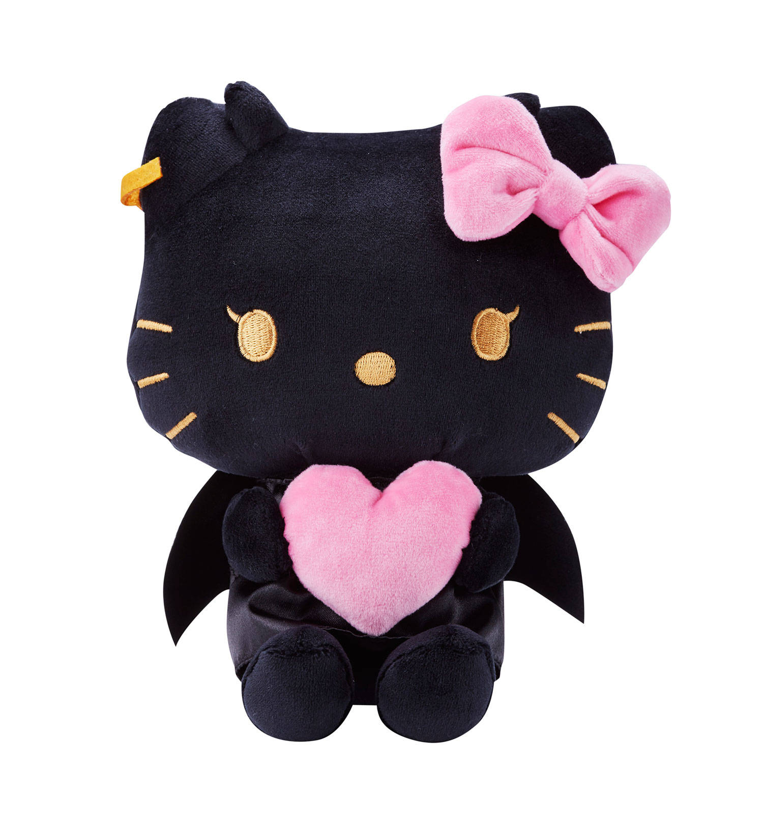 Черная летучая мышь Hello Kitty на Хэллоуин Обои