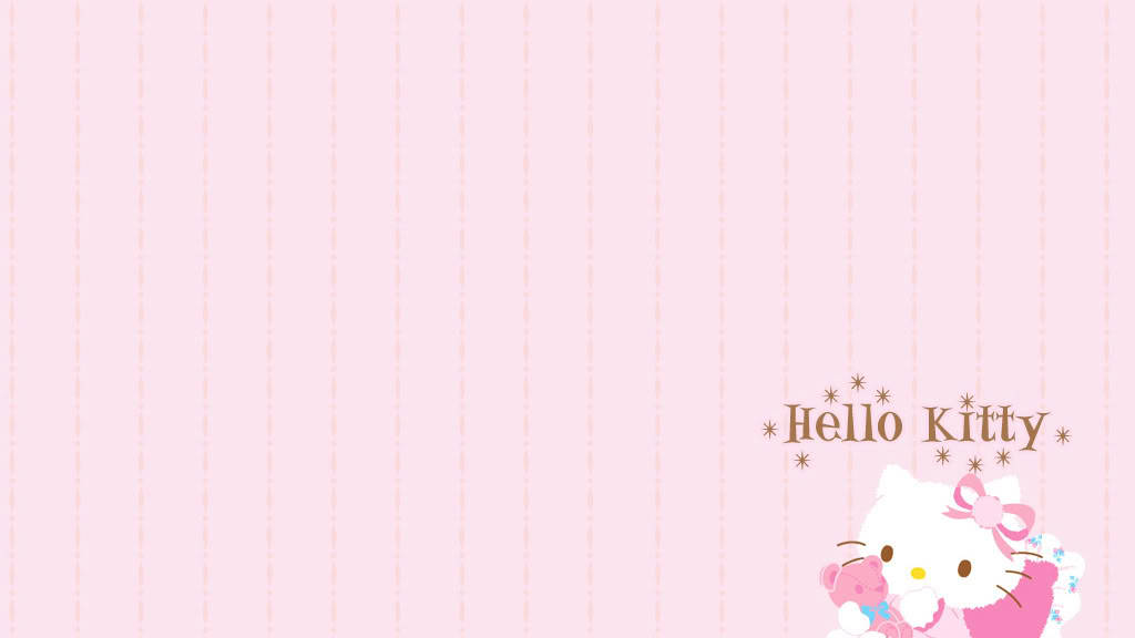 Милая эстетика Hello Kitty Обои