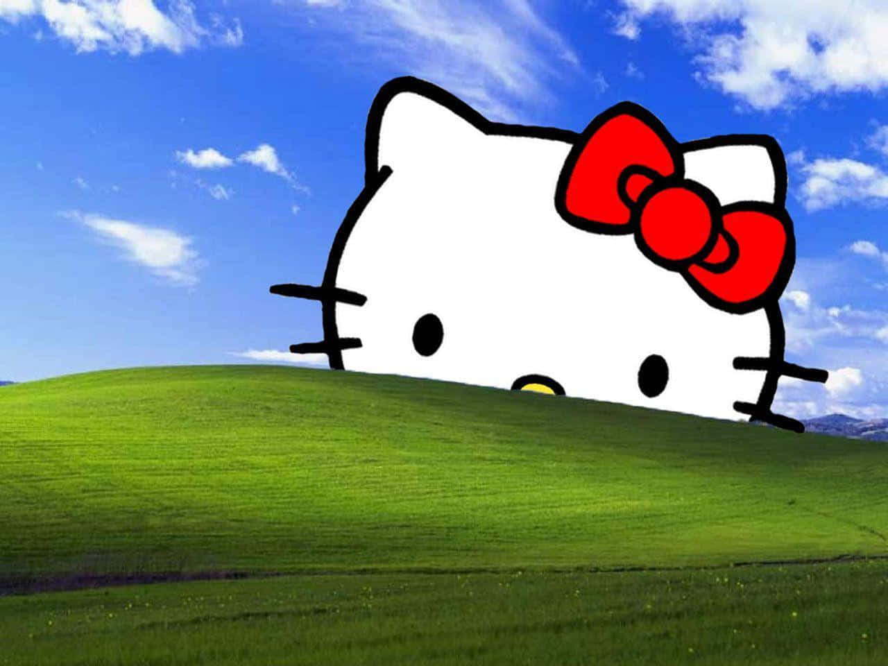 Hello Kitty Ноутбук Холм Windows Обои