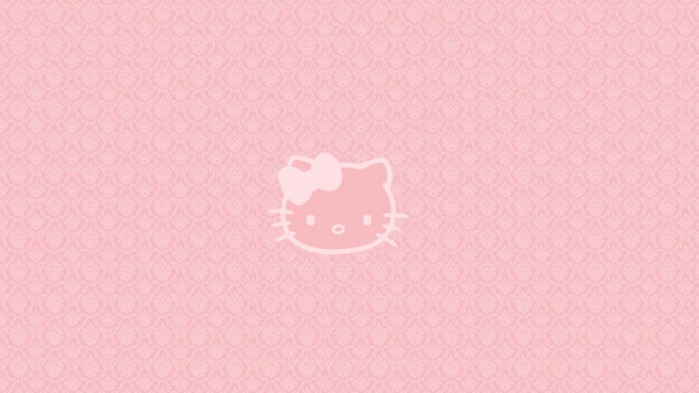 Hello Kitty Гранж Розовый Эстетичный Ноутбук Обои