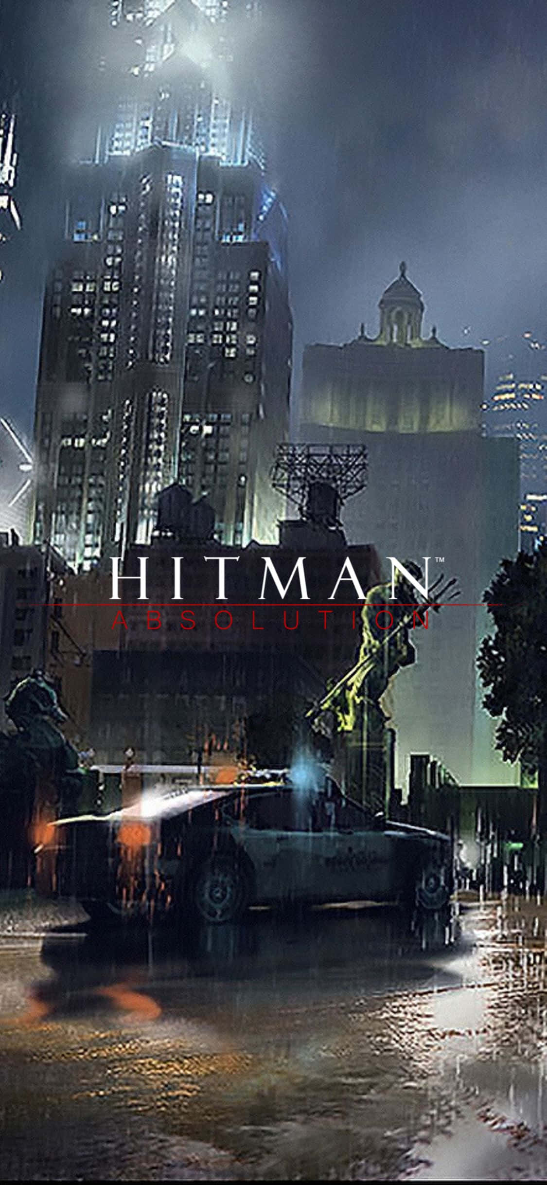 Hitman Absolution: Игра-триллер со смелым дизайном iPhone X Обои