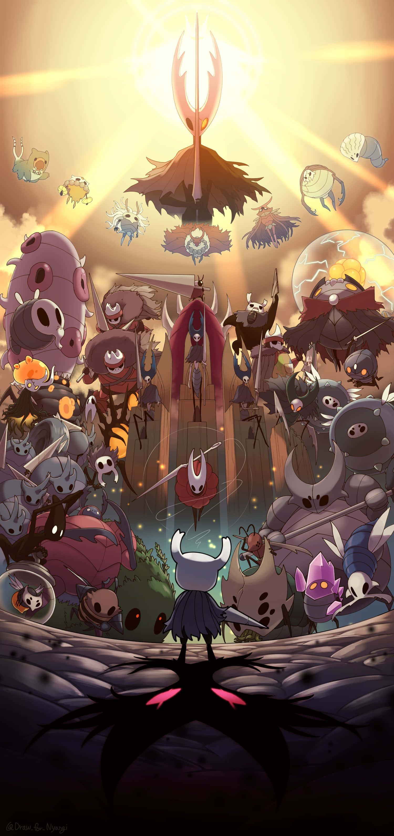 Загадочное приключение в фэнтезийном мире Hollow Knight Обои