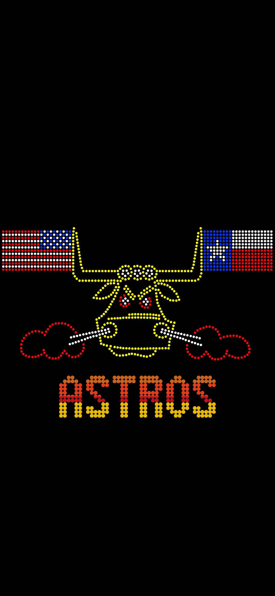 Houston Astros Стилизованный техасский бык Обои