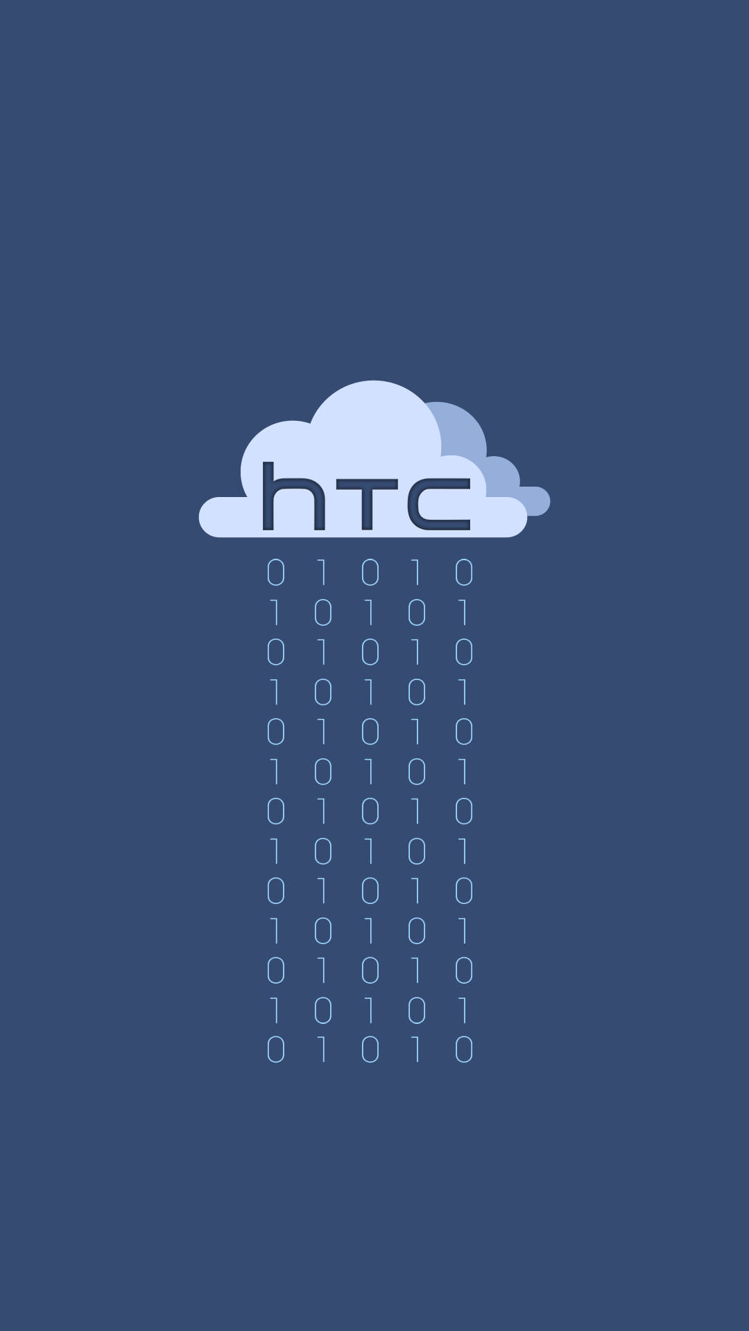 Серое облако HTC Обои