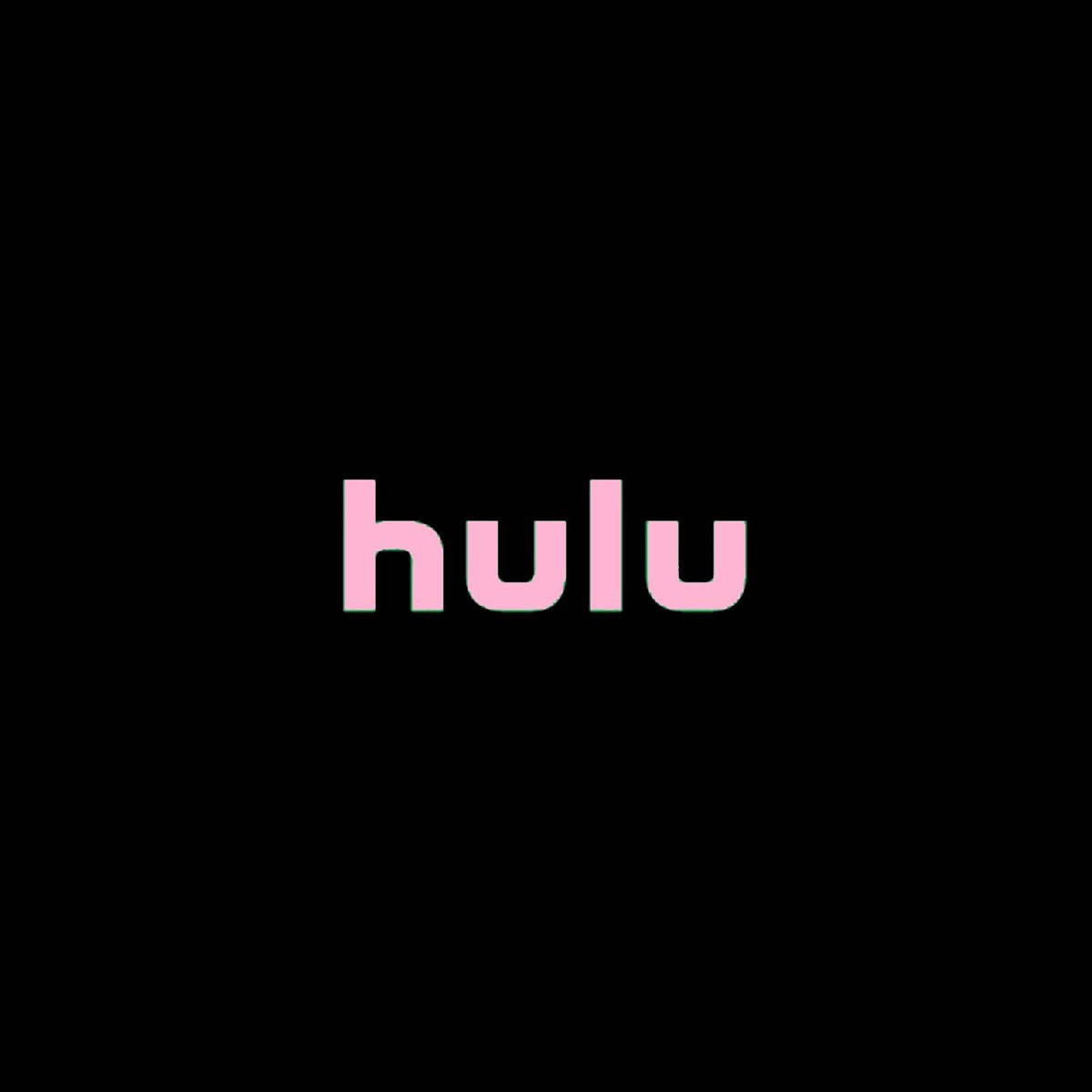 Розовый логотип Hulu Обои