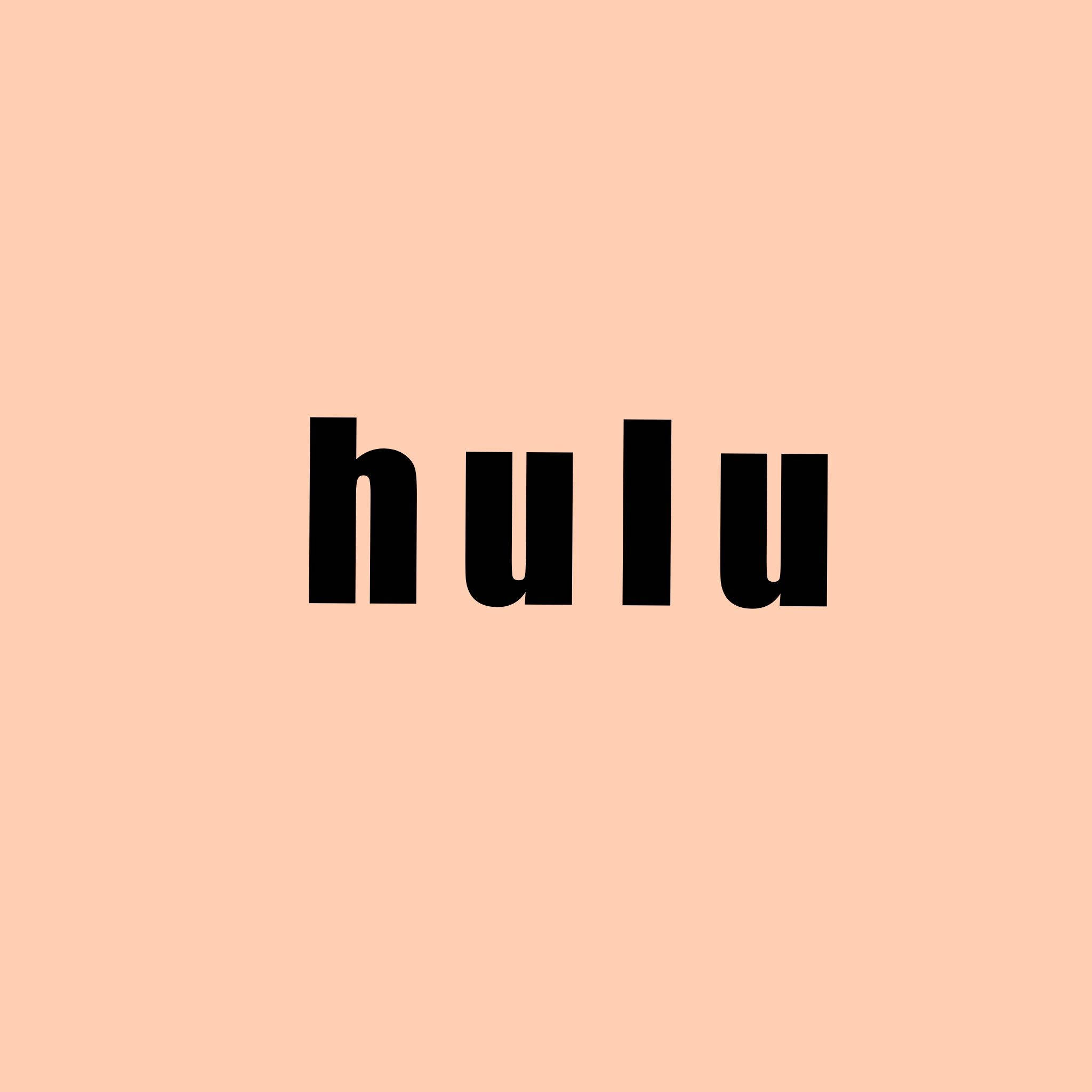 Hulu в персиковом цвете Обои