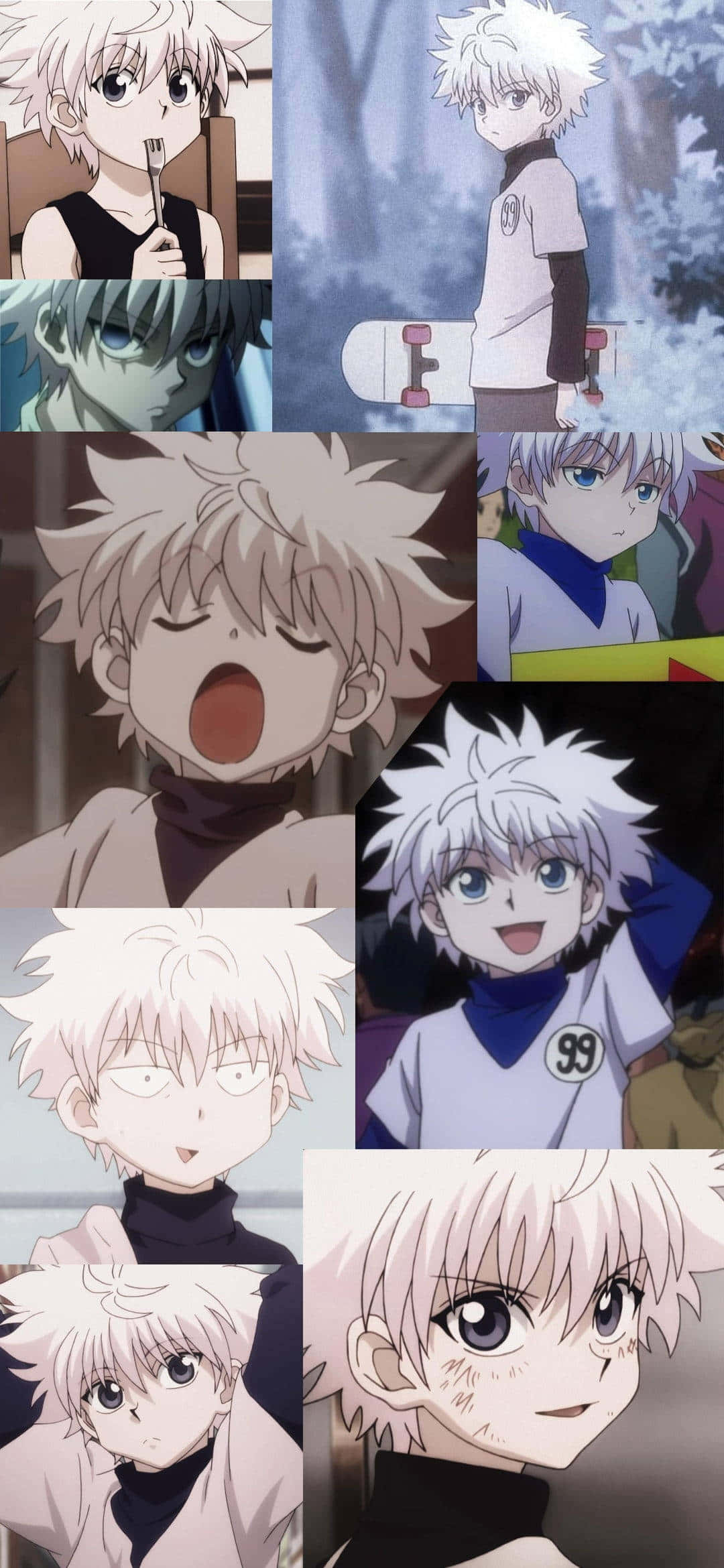 Коллаж Киллуа Hunter X Hunter PFP Обои
