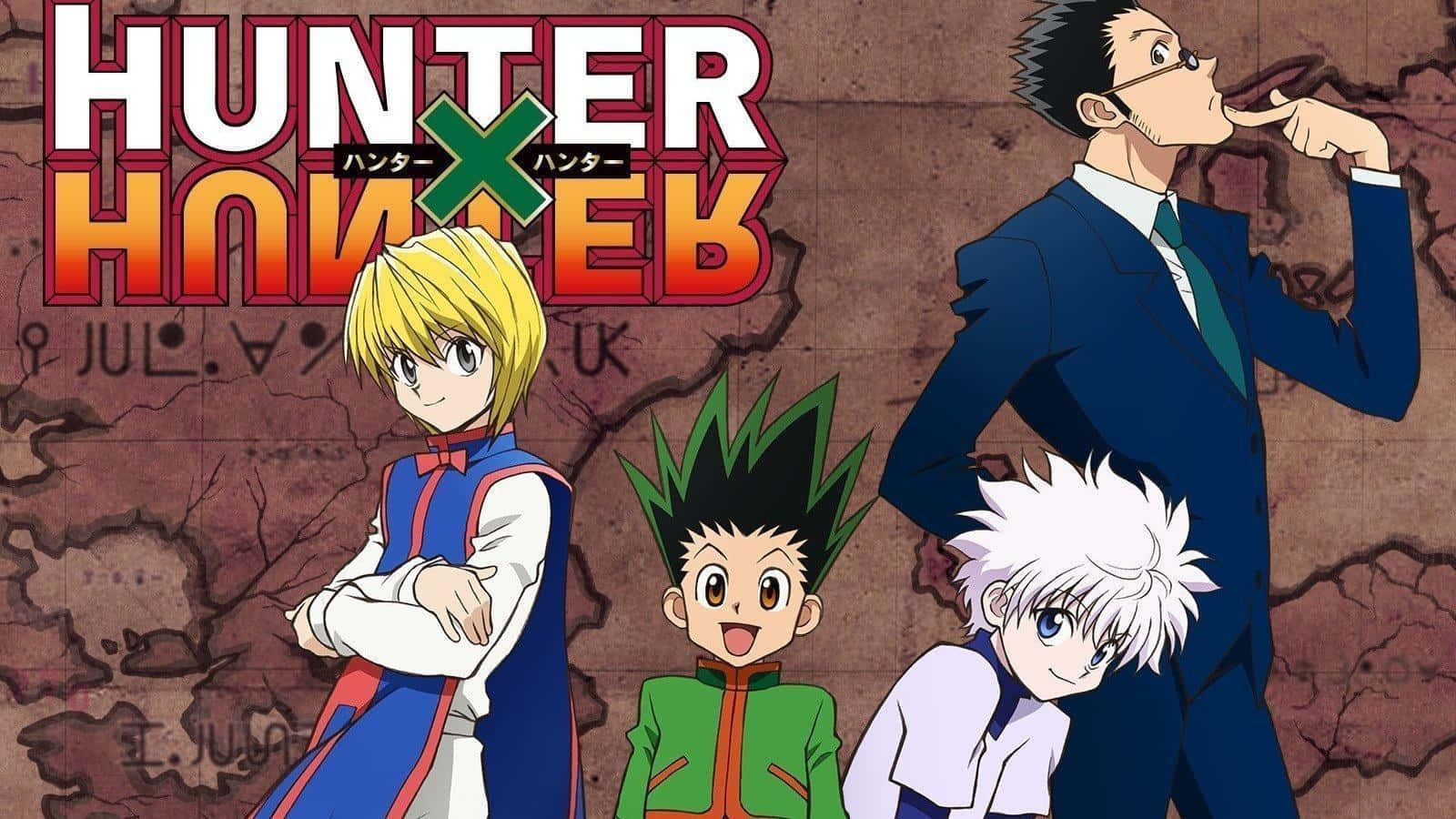Фон с Курапикой и Гоном из Hunter X Hunter Обои