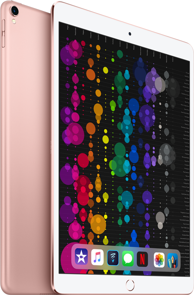 Розовое золото iPad Pro с ярким дисплеем Обои