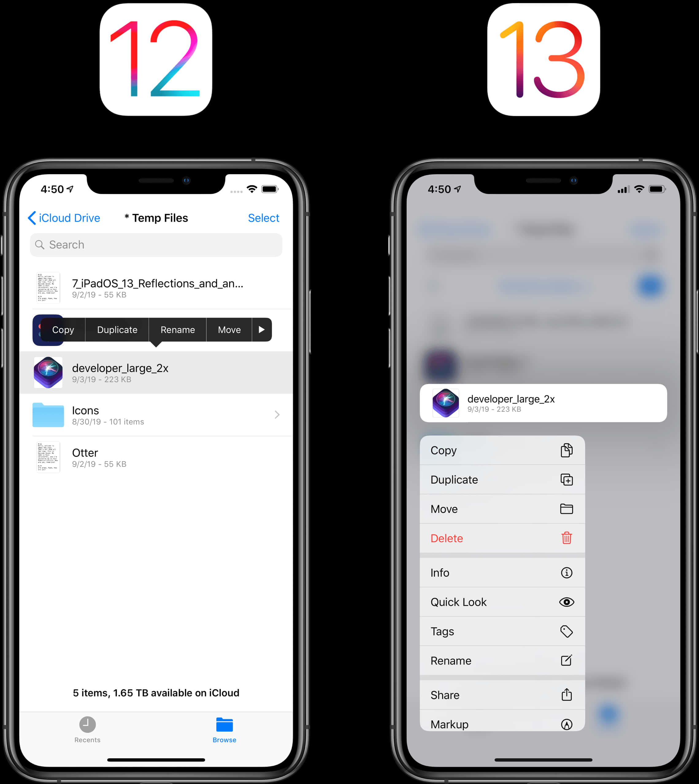 Сравнение iPhone 12 и iPhone 13 Обои