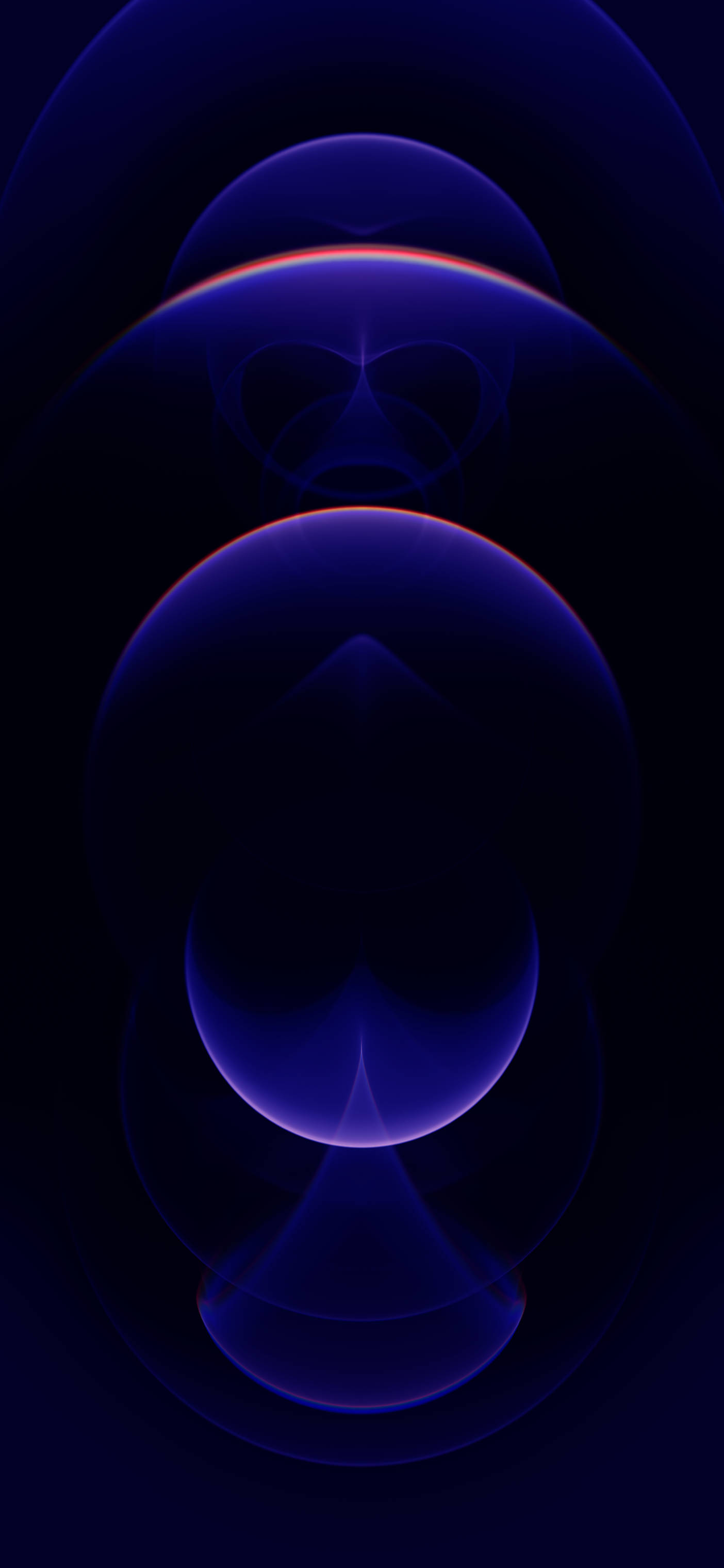 iPhone 12 Pro фиолетовый свет Обои
