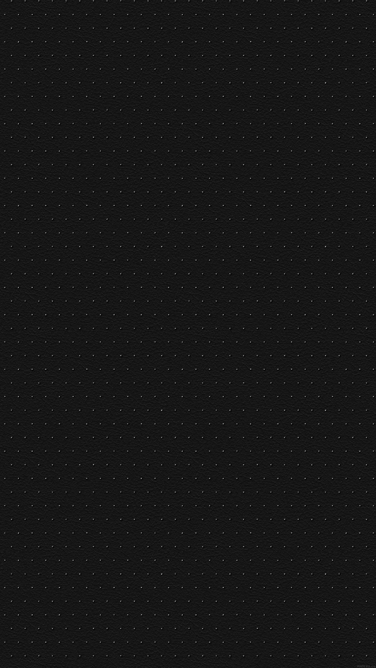 Разбросанные точки на сплошном черном фоне для iPhone Обои