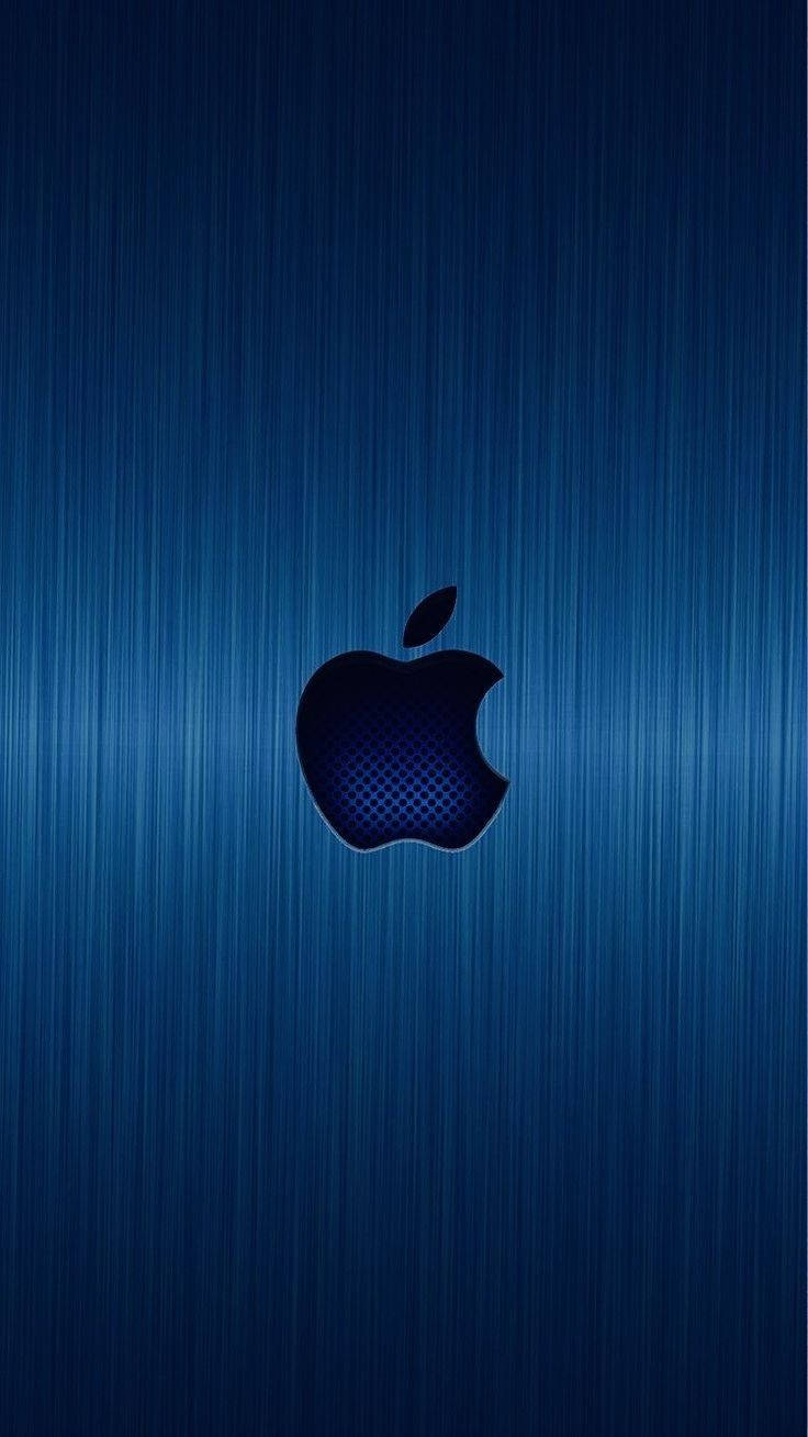 iPhone Apple Синий Металлик Обои