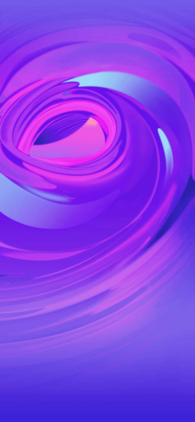 Эстетичный фиолетовый завиток для iPhone Обои