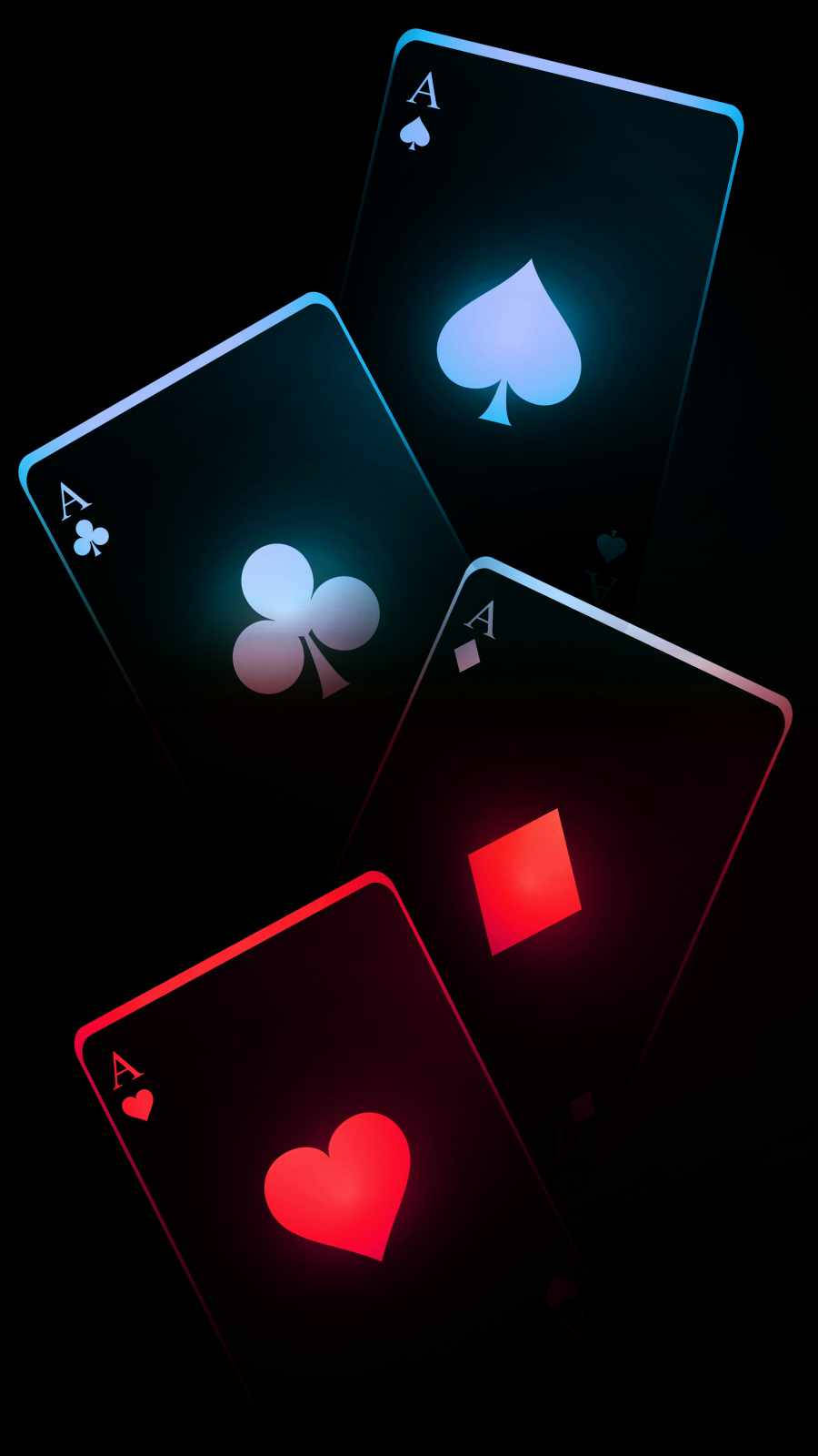 Черные карты iPhone Stock Обои