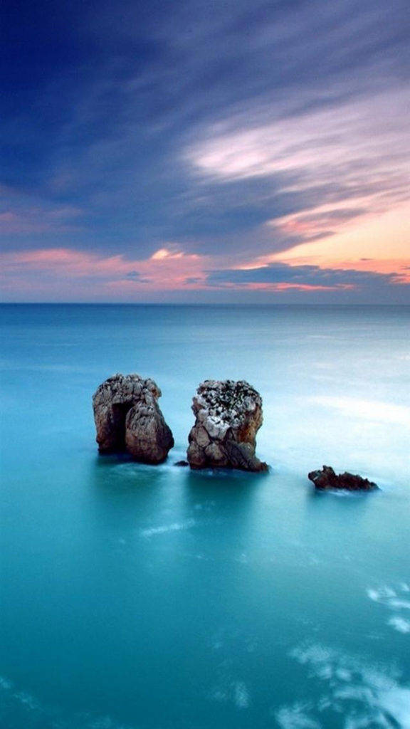 Скалистые острова Природа iPhone Обои