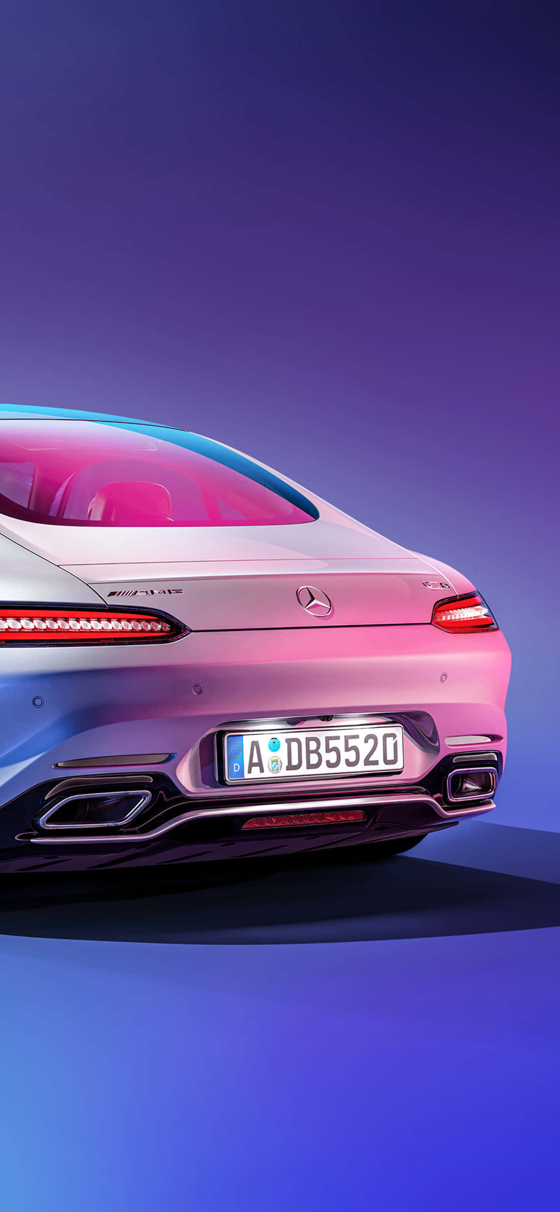 iPhone X Amg Gt-r Фон Белый Багажник AMG GT Обои