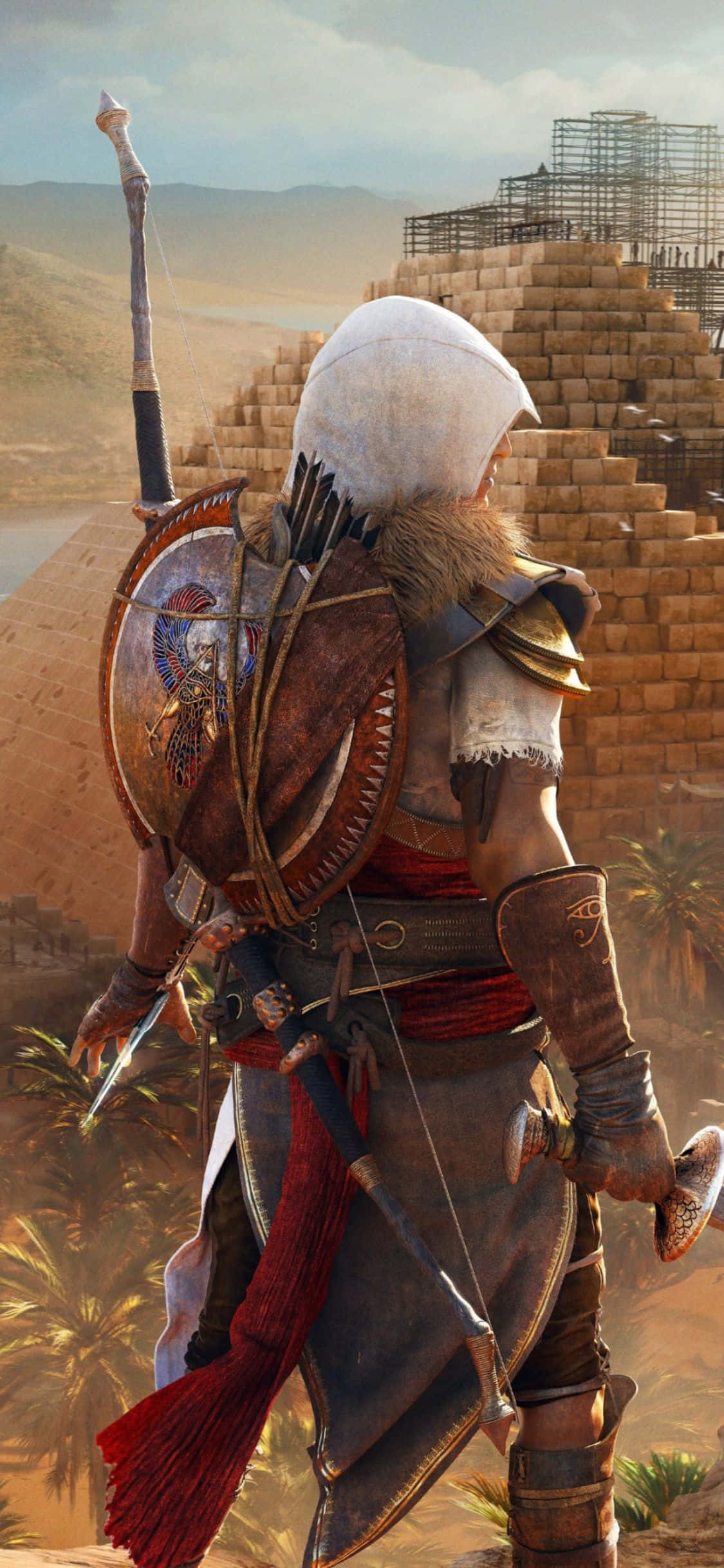 Открой свою судьбу с iPhone X Assassin's Creed Origins Обои