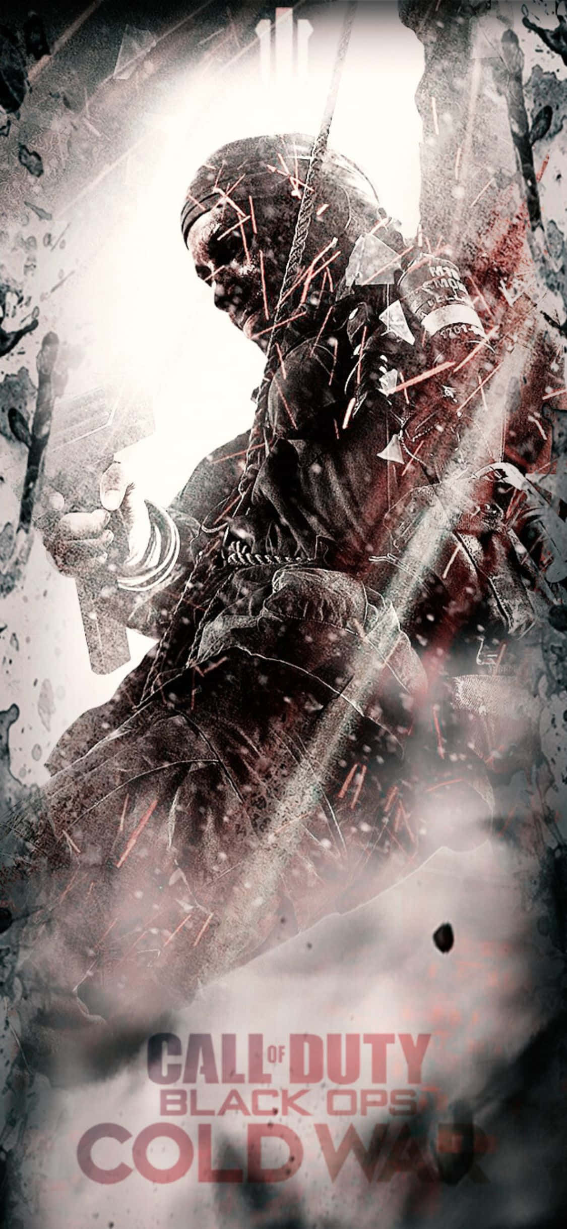 iPhone X Call Of Duty Black Ops Cold War Background Game Cover Обои