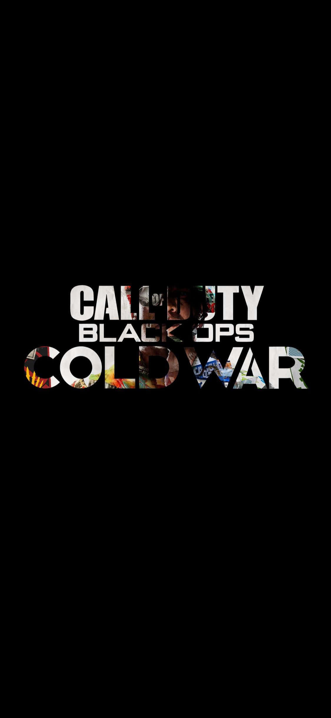 Минималистичный iPhone X Call Of Duty Black Ops Cold War Background Обои