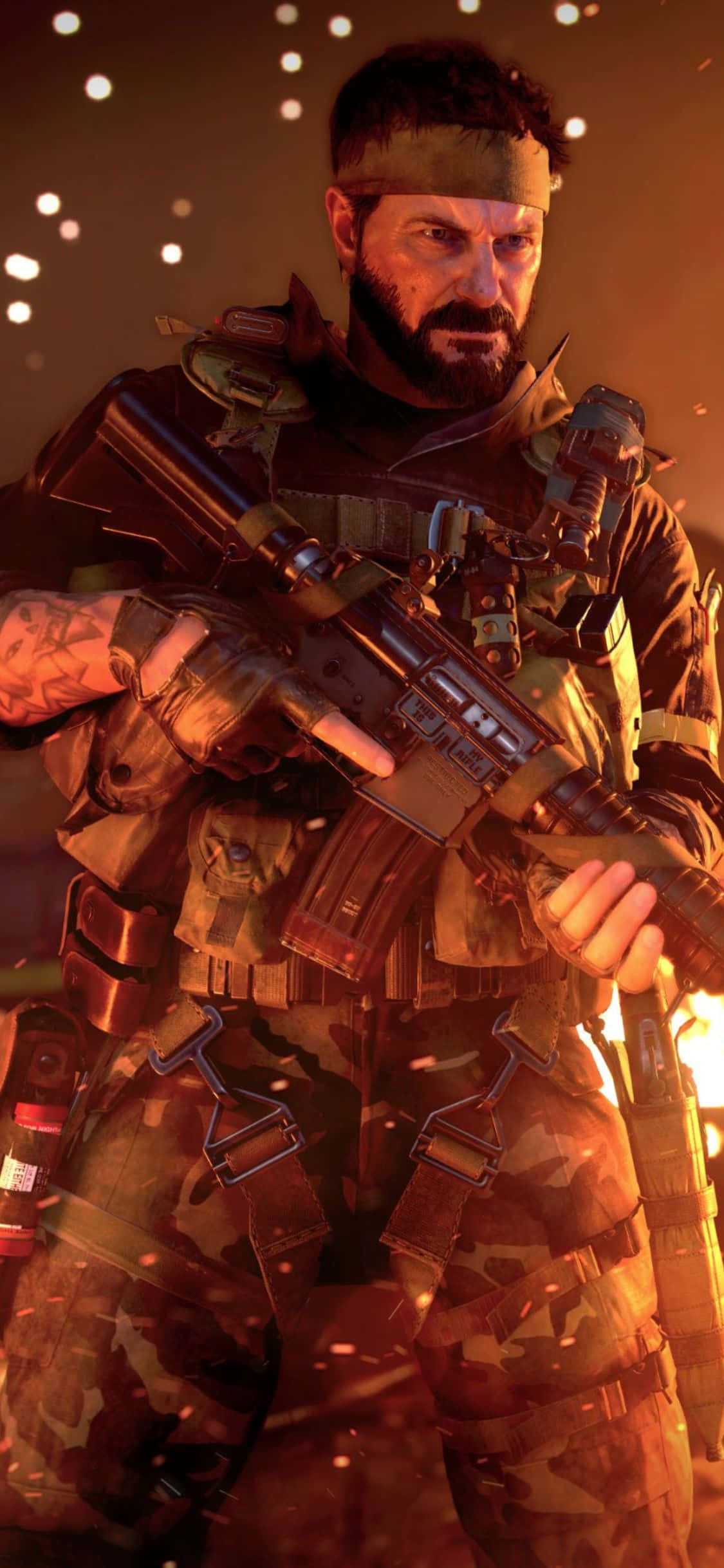 iPhone X Call Of Duty Black Ops Cold War Background Frank Woods Обои