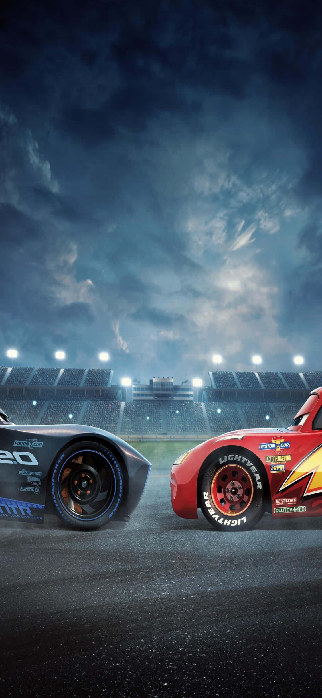 МакКуин и Джексон Шторм iPhone X Cars Заставка Обои