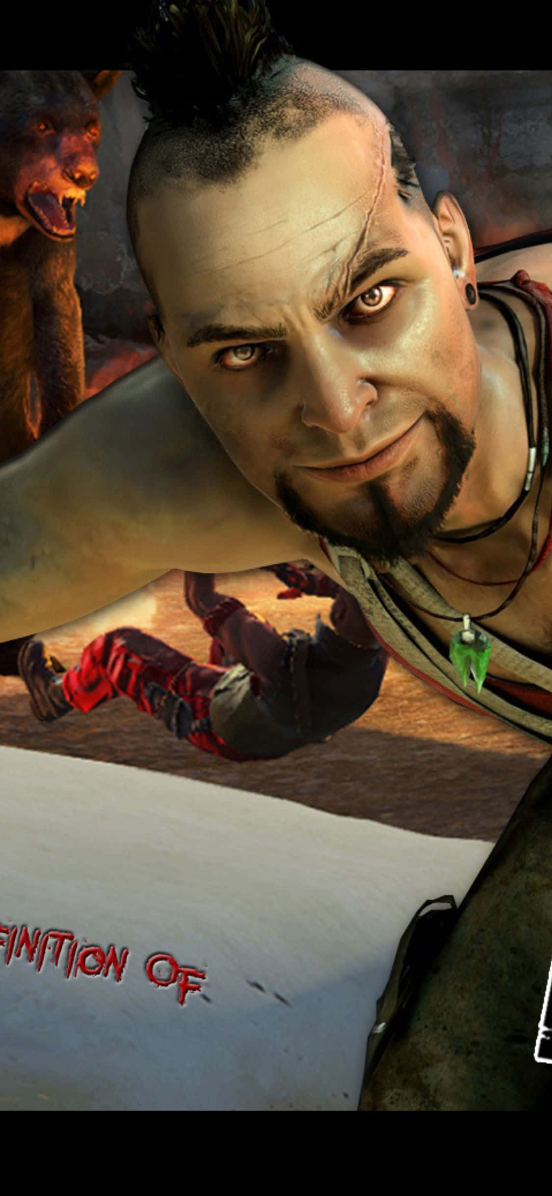 Фон iPhone X Far Cry 3 Vaas Montenegro Обои