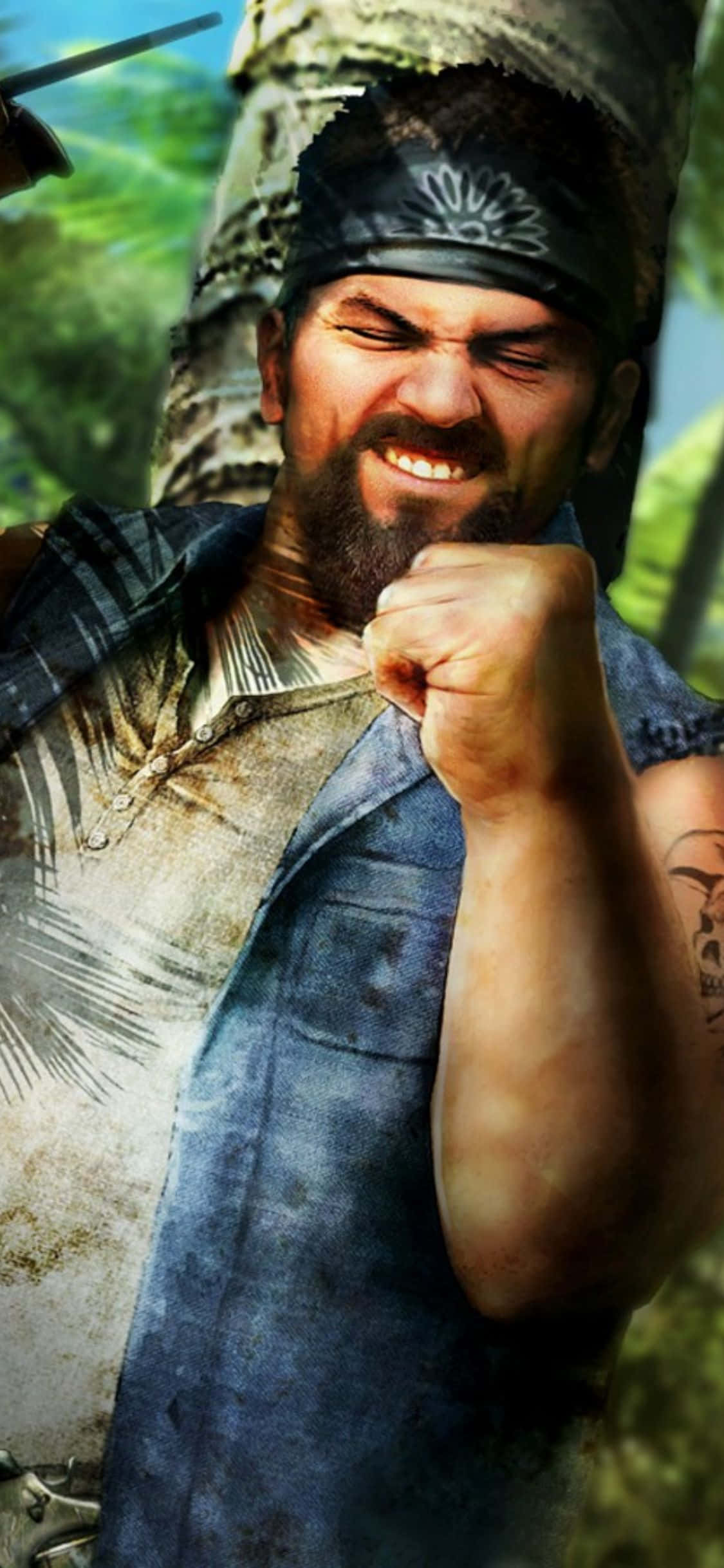 iPhone X Far Cry 3 фон с Хёрком Друбманом-младшим Обои